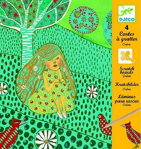 Набор для творчества – Русалки, с деревянной палочкой (Djeco, 09722k)